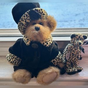Boyds Bears Bailey and Dottie the Leopard Plush - Vintage - Retired - 1990-1999